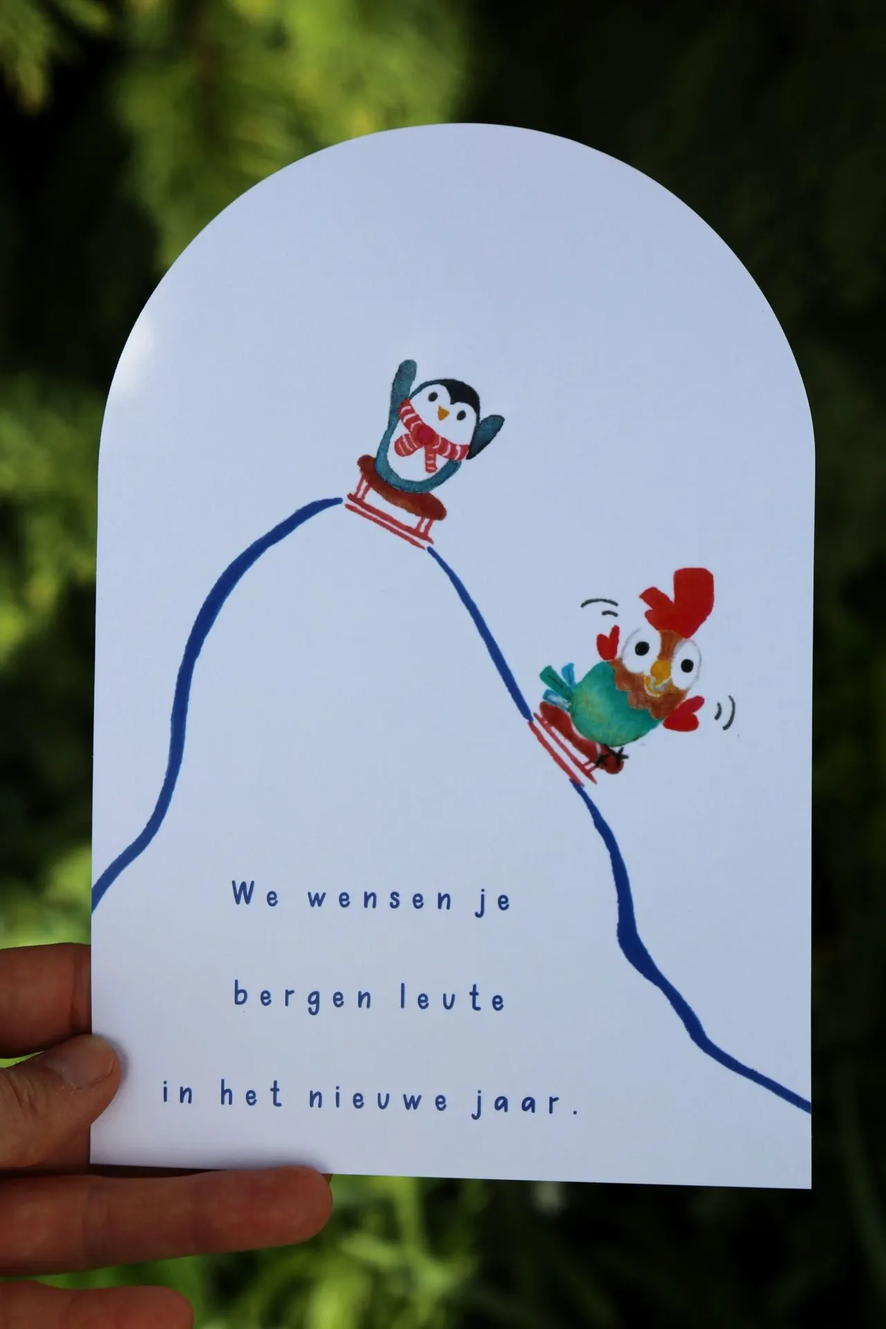 we wensen je bergen leute in het nieuwe jaar