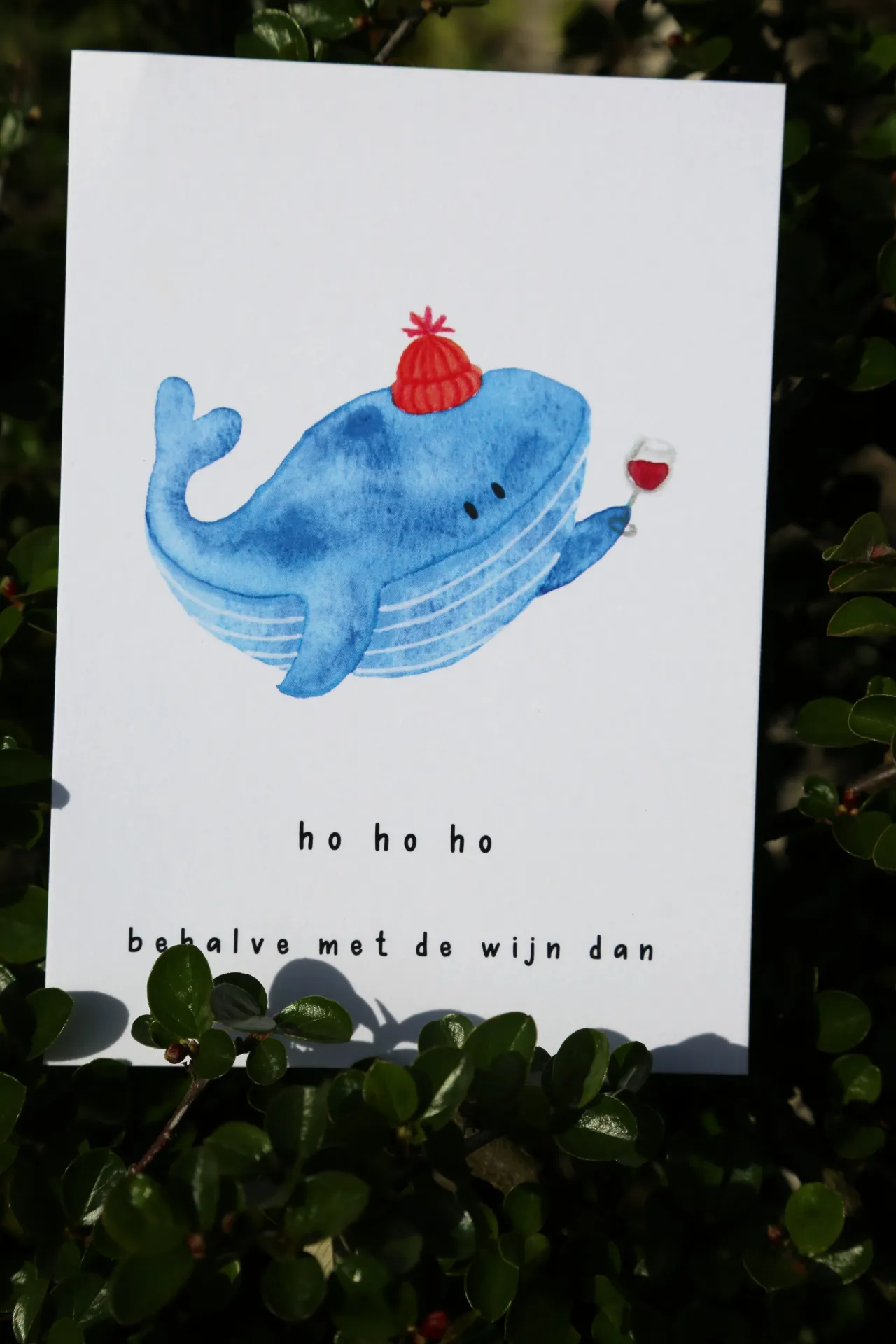 ho ho ho behalve met de wijn dan